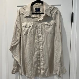 XL Vintage Lightweight Western Shirt
